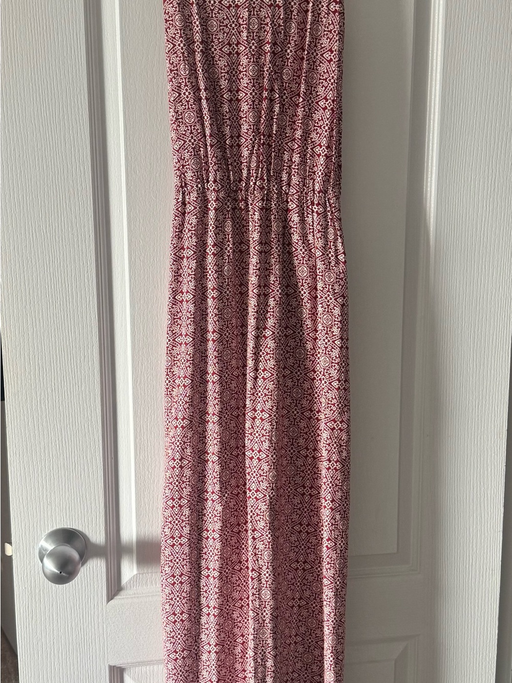 Reitmans Red Patterned Maxi Dress